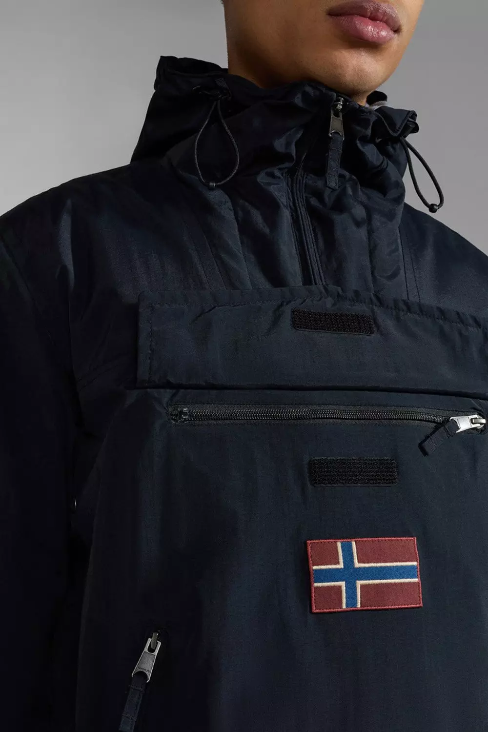 Rainforest Pocket Winter Anorak Jacket Black alternative image