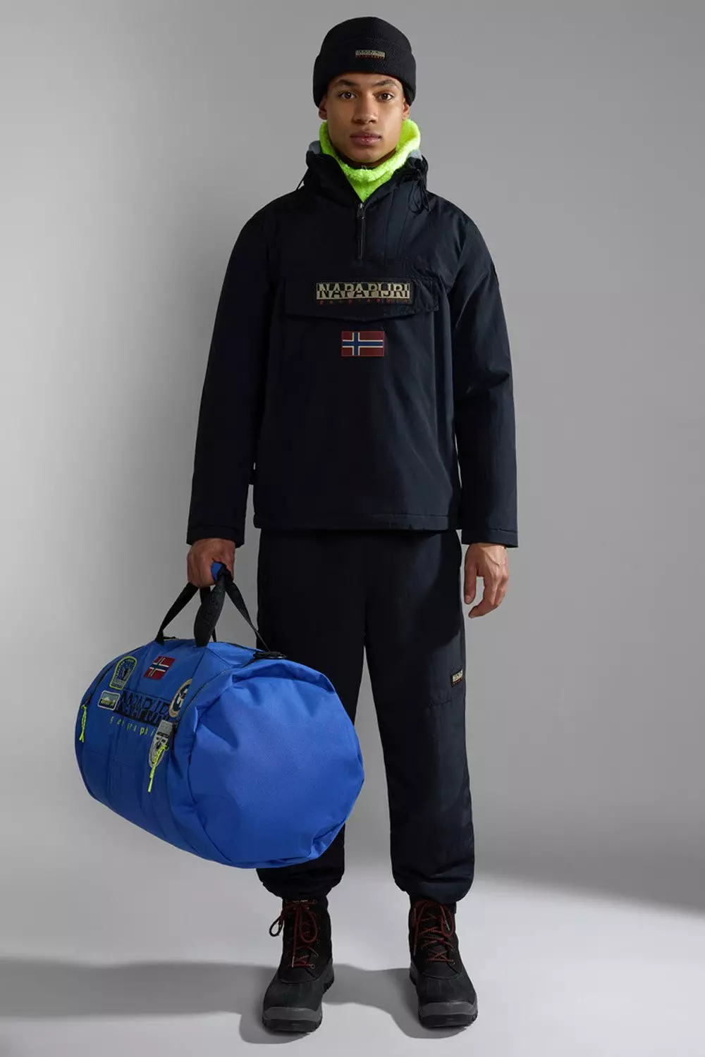 Rainforest Pocket Winter Anorak Jacket Black alternative image