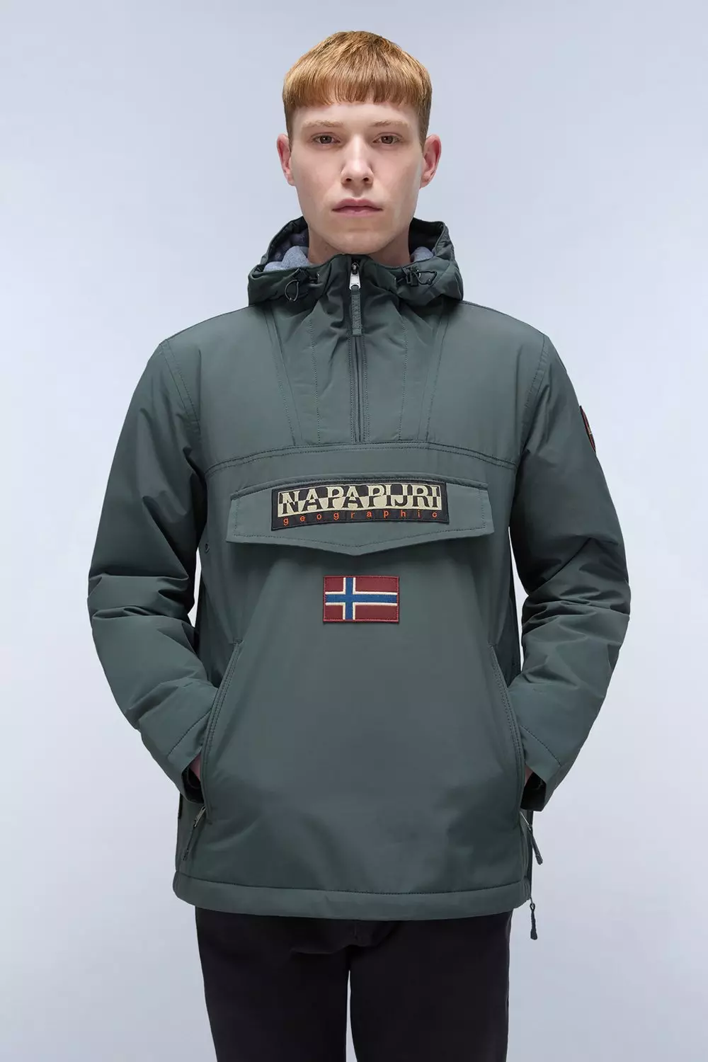 Rainforest Pocket Winter Anorak Jacket Green alternative image