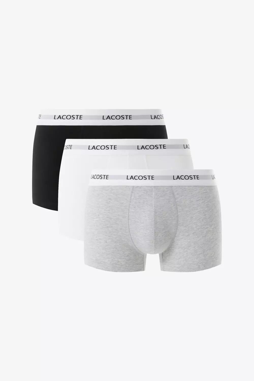 Navy 3 Pack Boxer Multi Colour Black - White - Grey alternative image