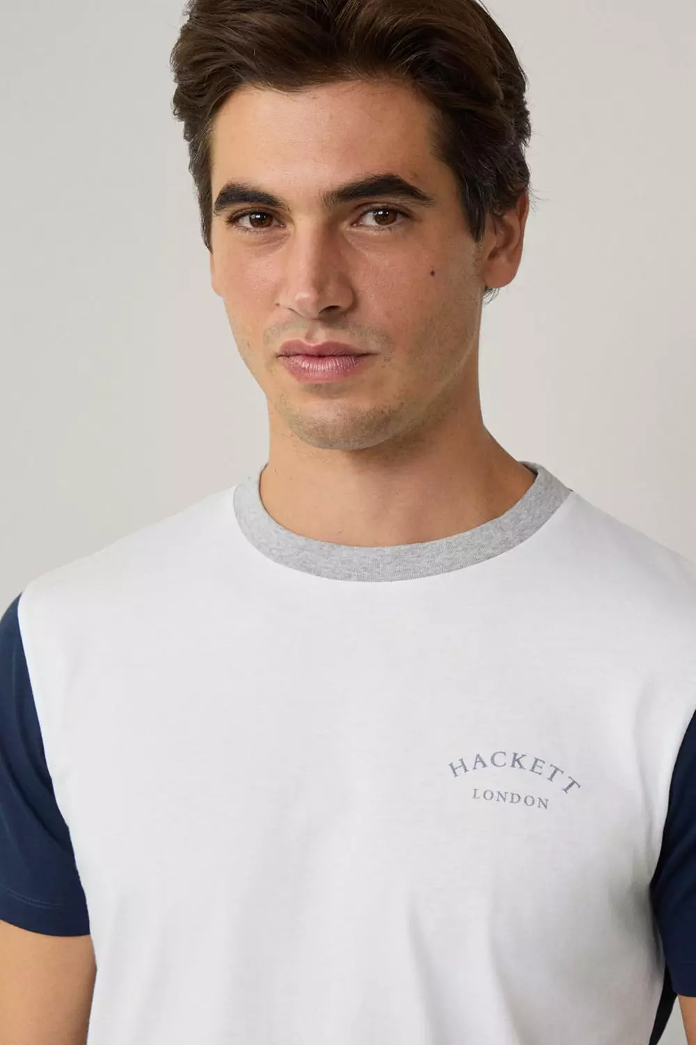 Heritage Essential Multi Tee White/Navy alternative image