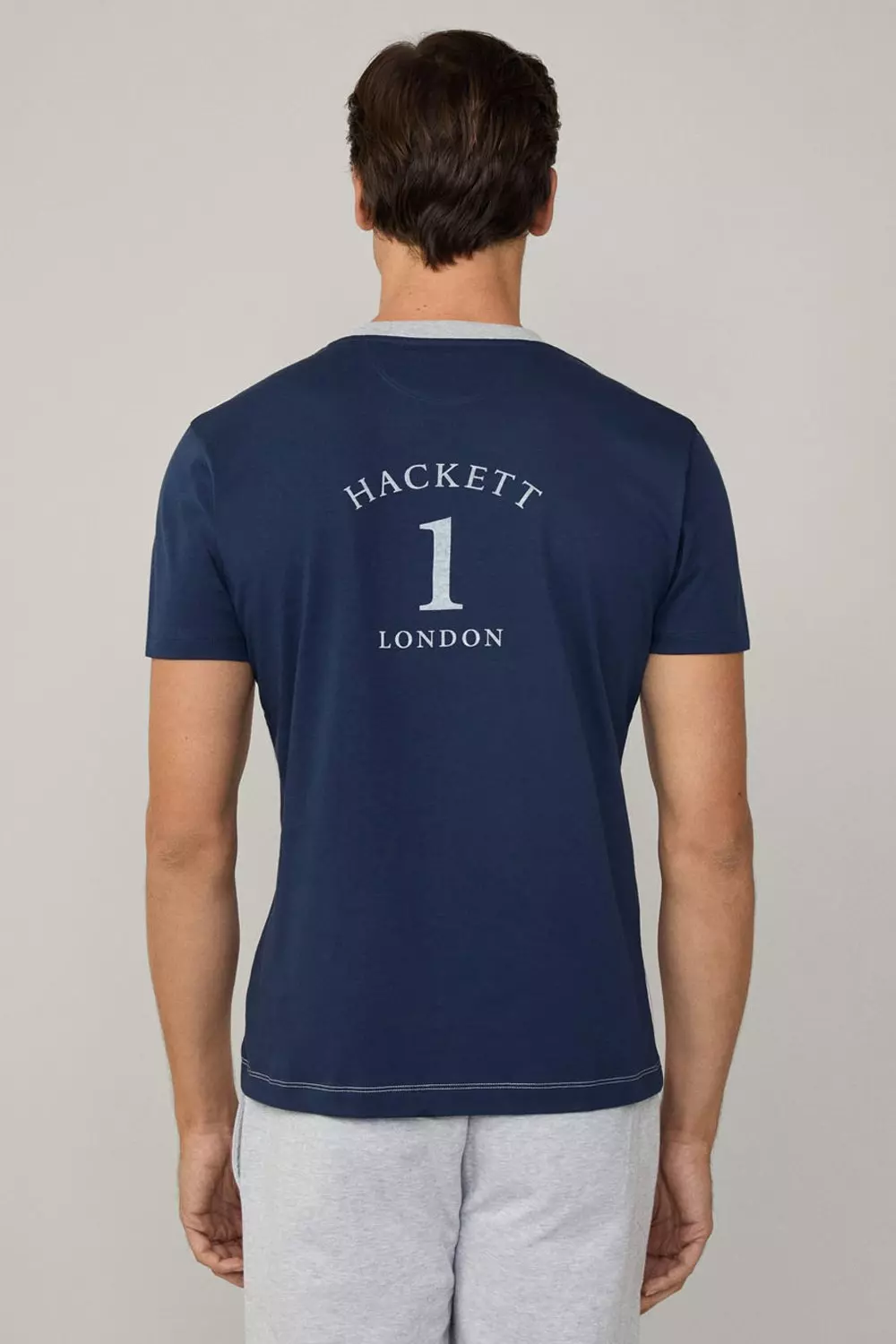 Heritage Essential Multi Tee White/Navy alternative image
