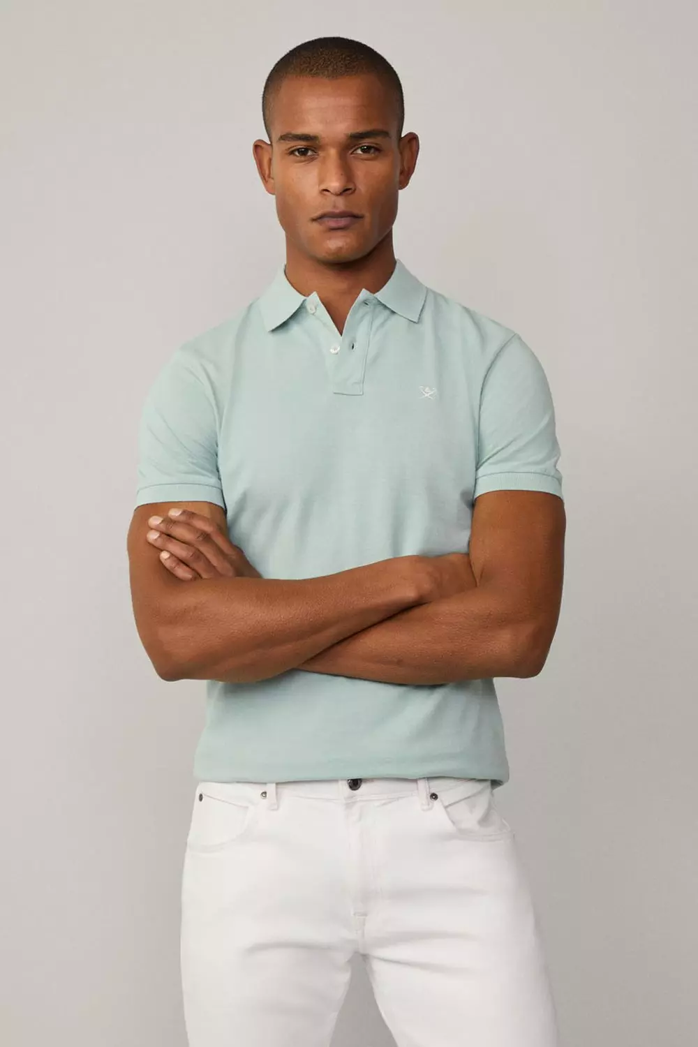 Slim Fit Logo Polo Sage Green alternative image