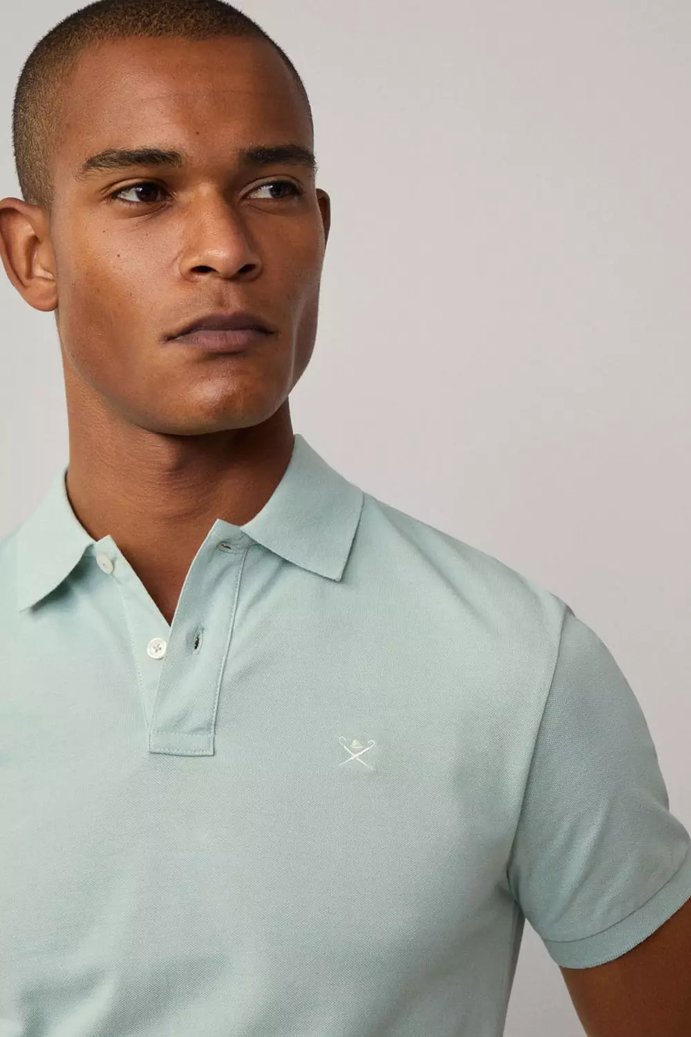 Slim Fit Logo Polo Sage Green alternative image