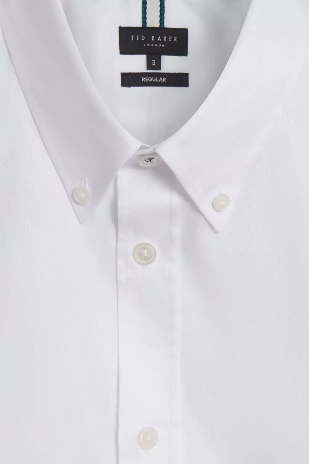 Alyth Ss Regular Branded Oxford Shirt White alternative image