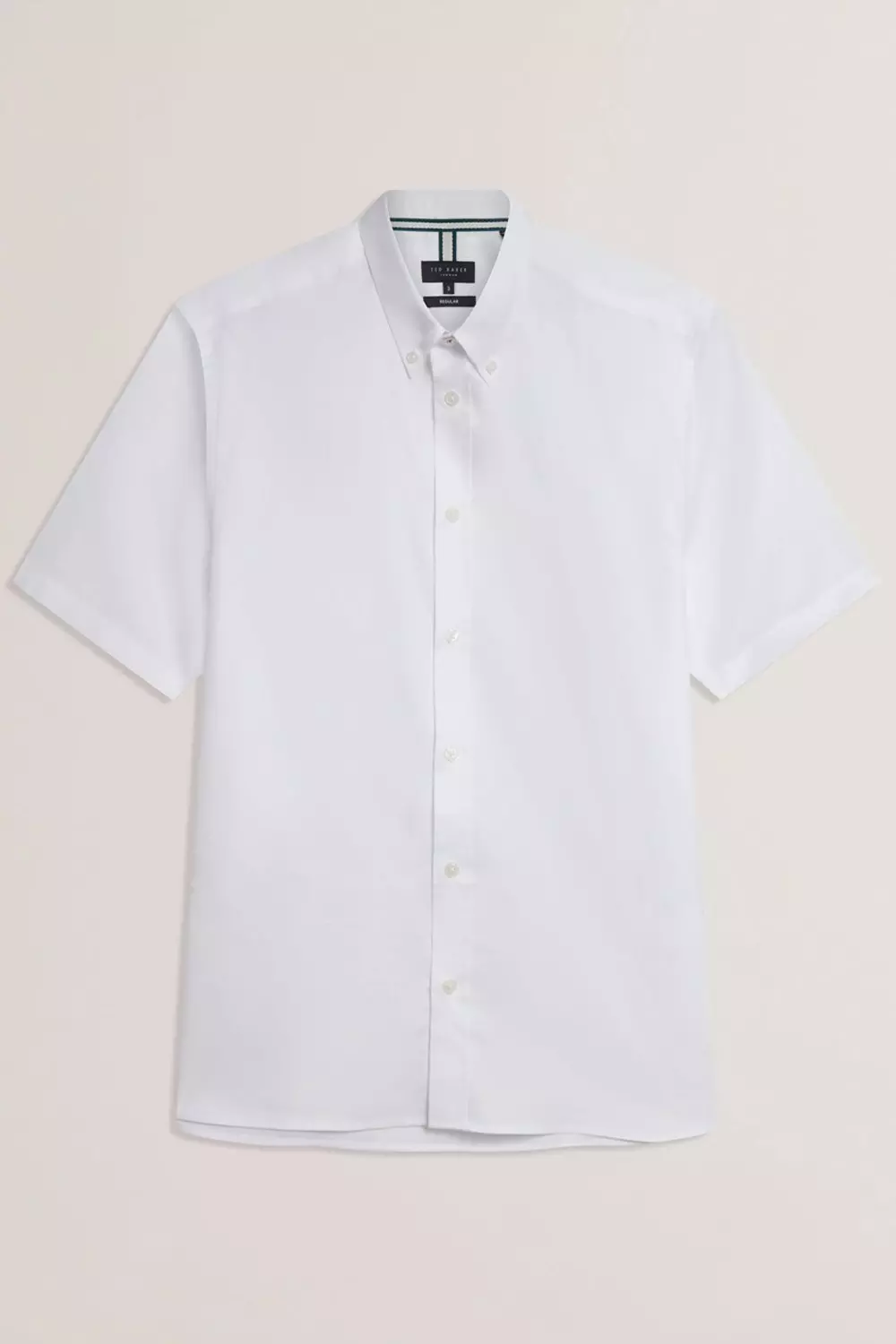 Alyth Ss Regular Branded Oxford Shirt White alternative image